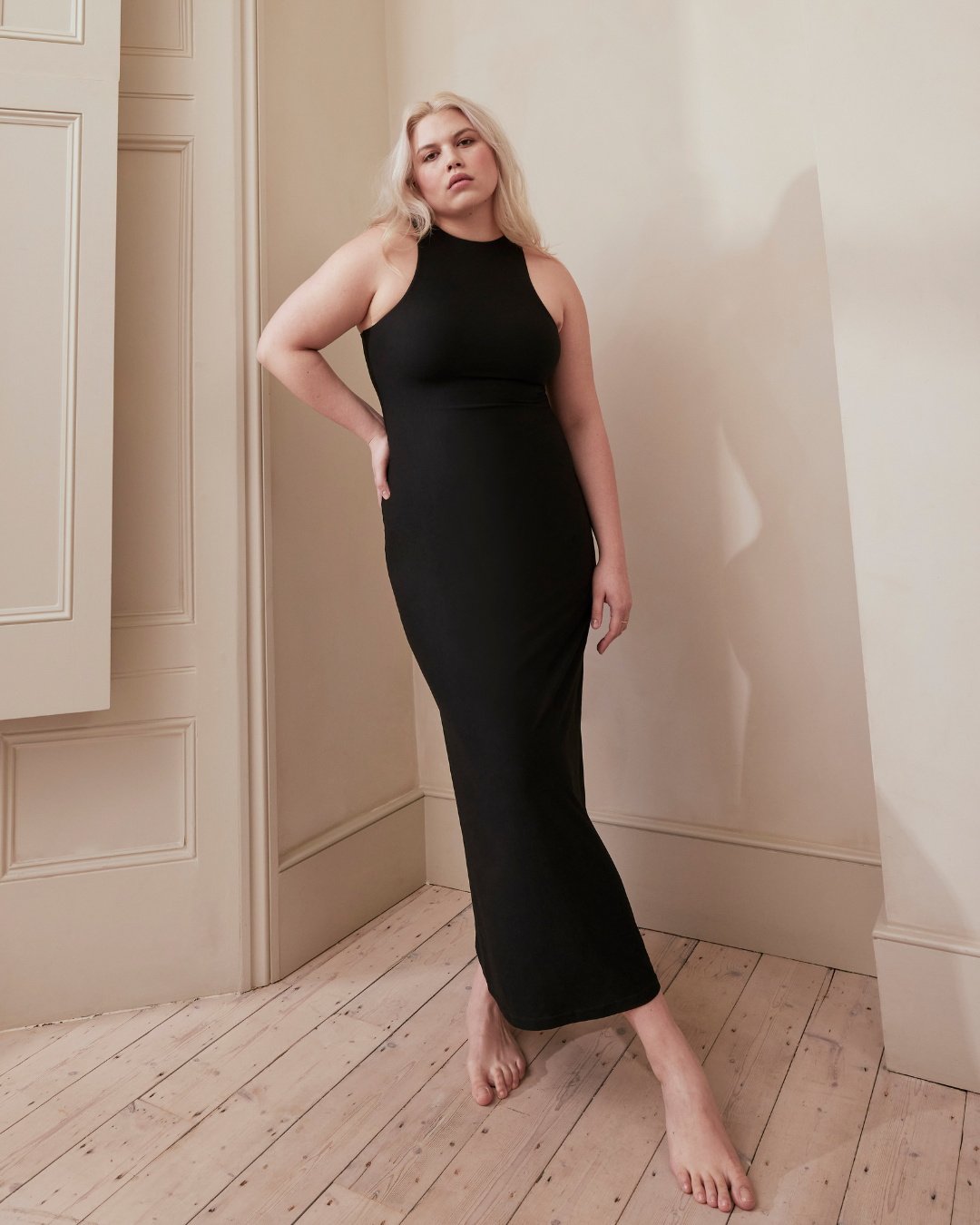maxi henley dress Frank & Eileen Emma Henley Maxi Dress in British Royal Navy