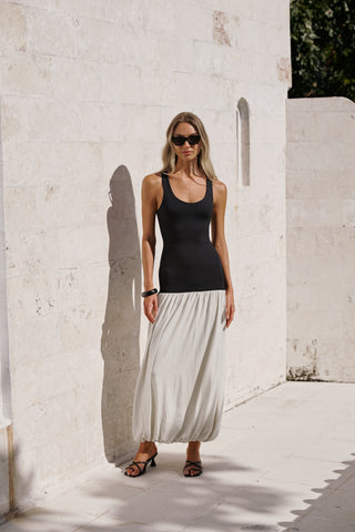 Two Toned Maxi Dress