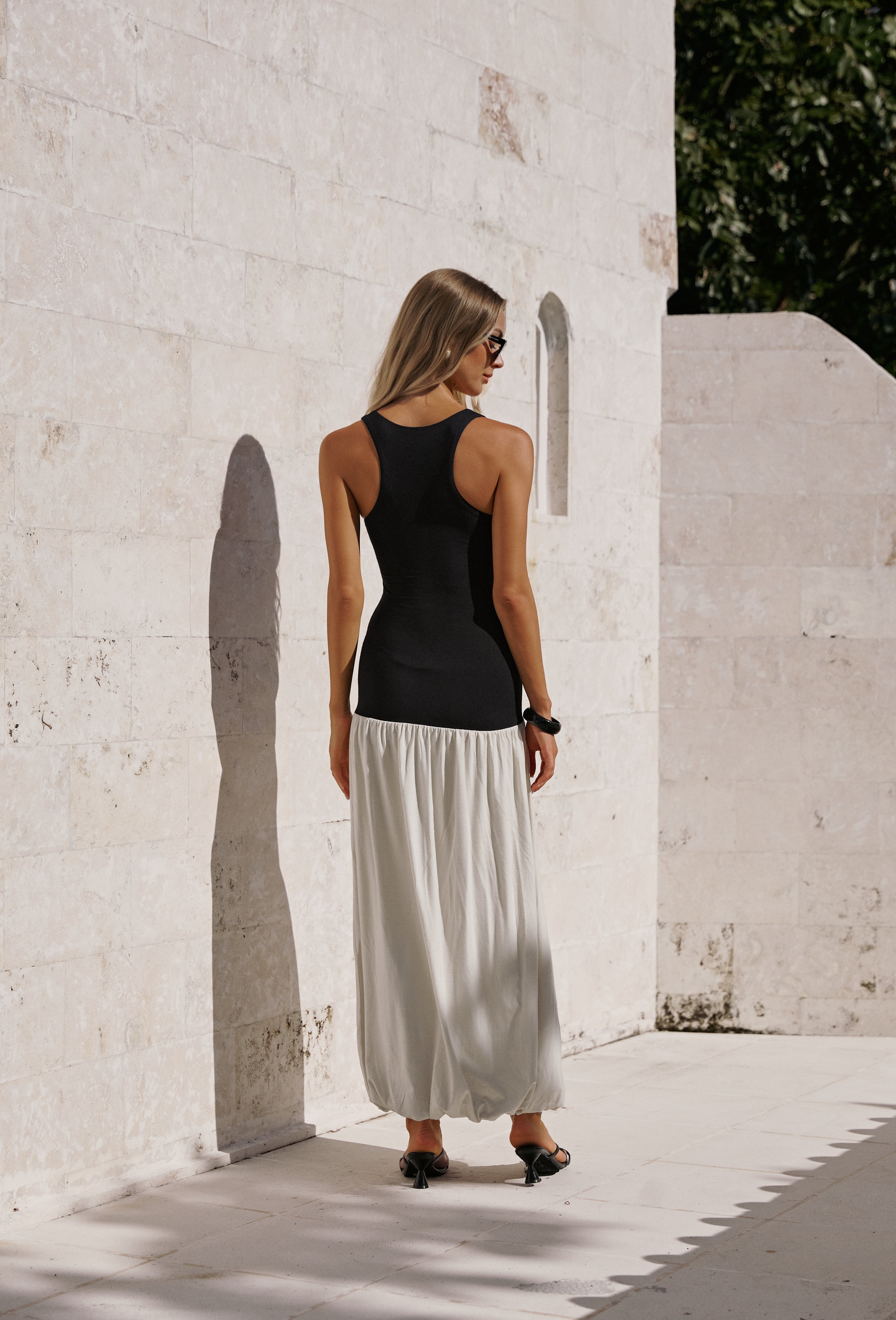 Two Toned Maxi Dress