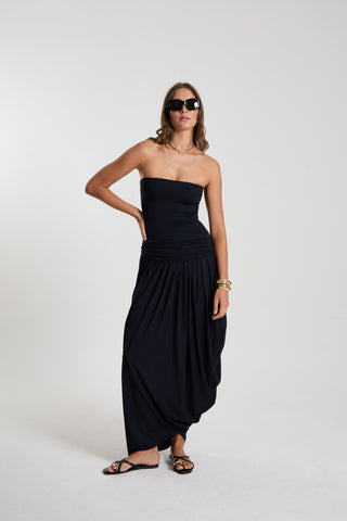 Drape Tube Dress