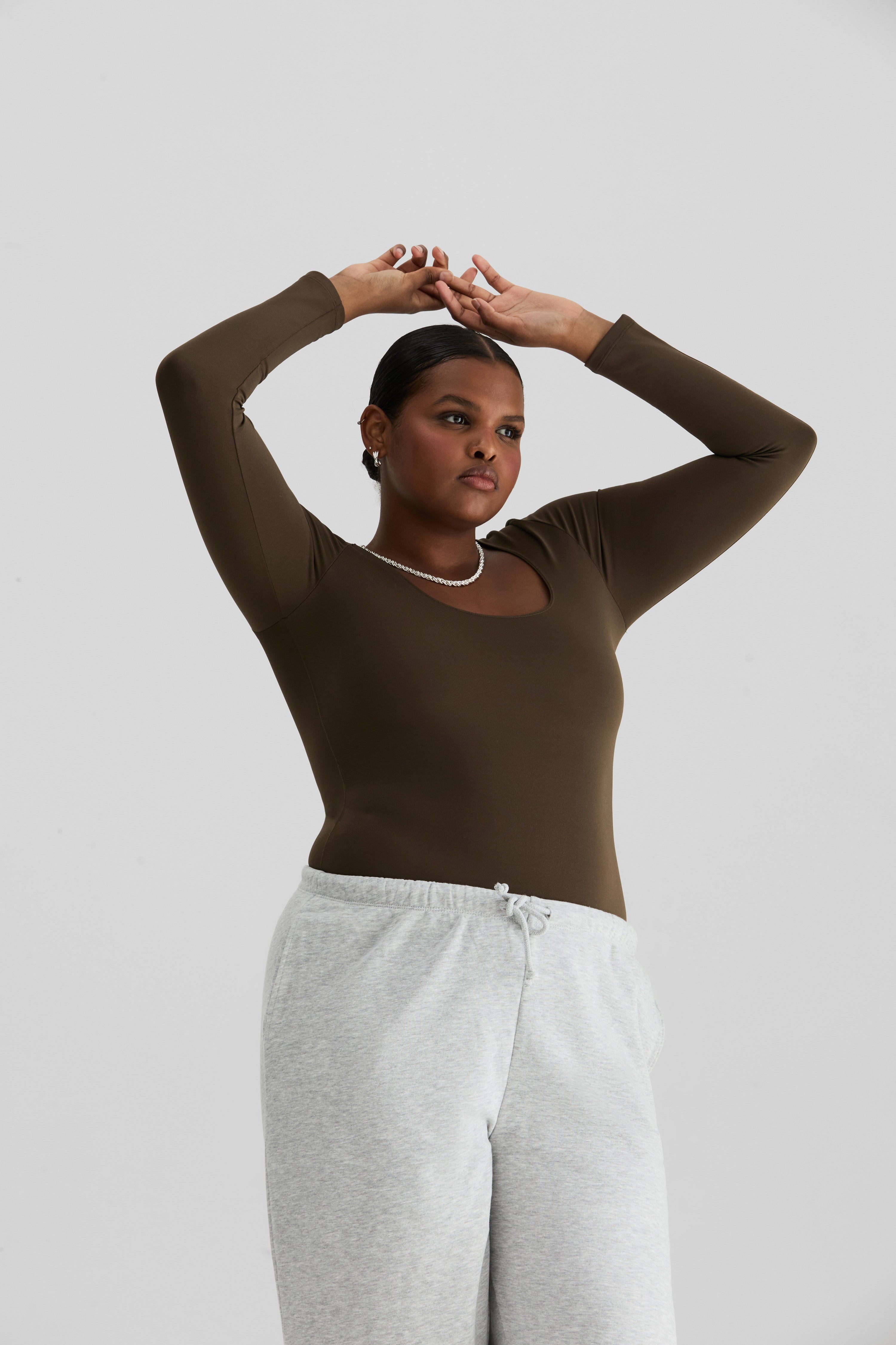 Scoop Long Sleeve Top