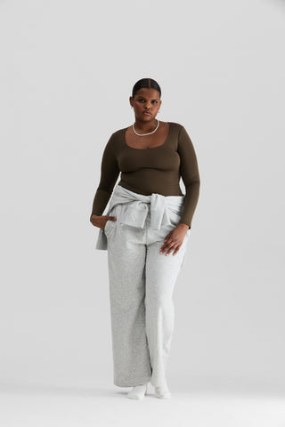 Scoop Long Sleeve Top