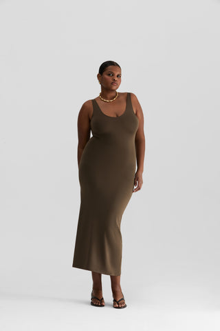 Scoop Neck Maxi Dress
