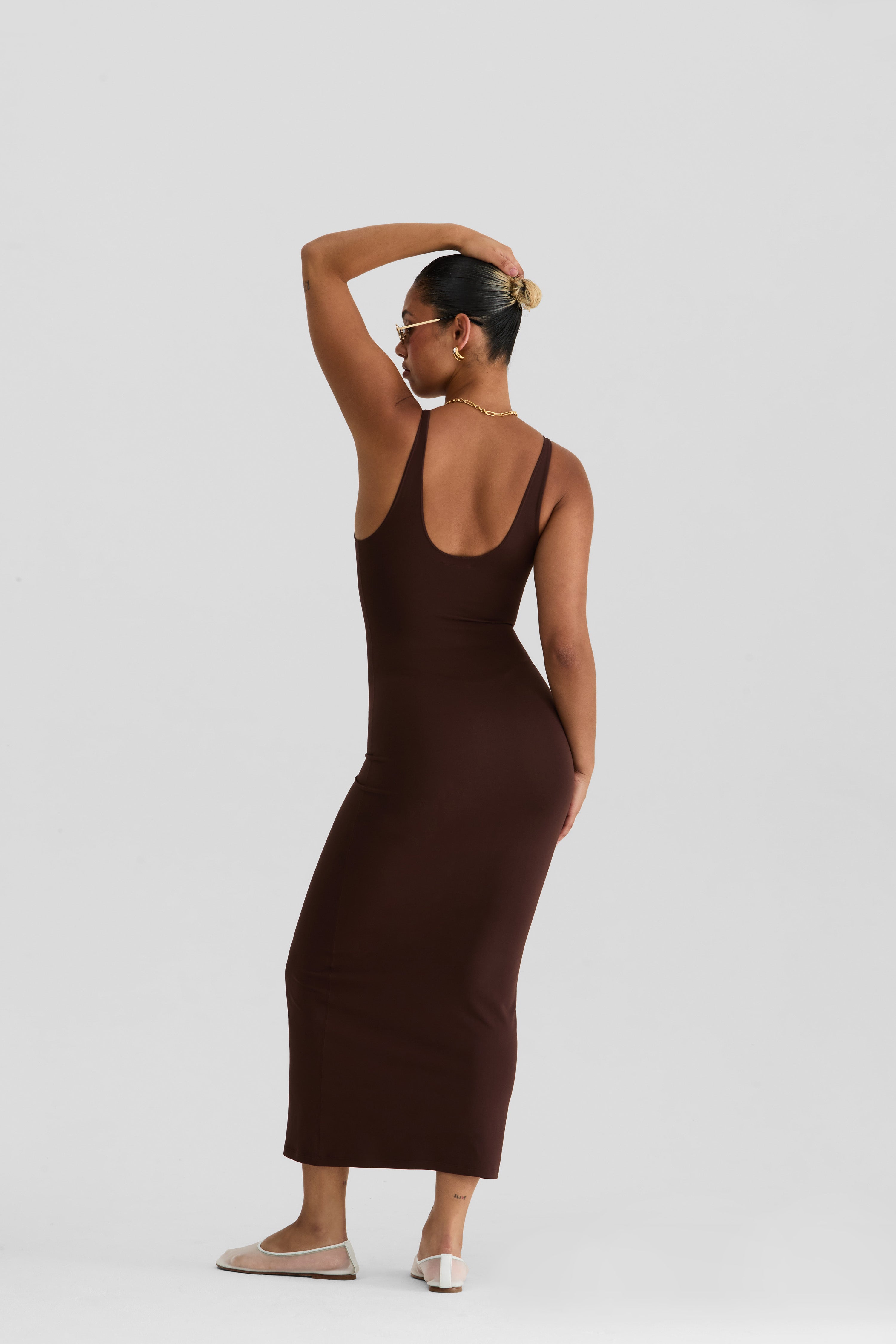 Scoop Neck Maxi Dress