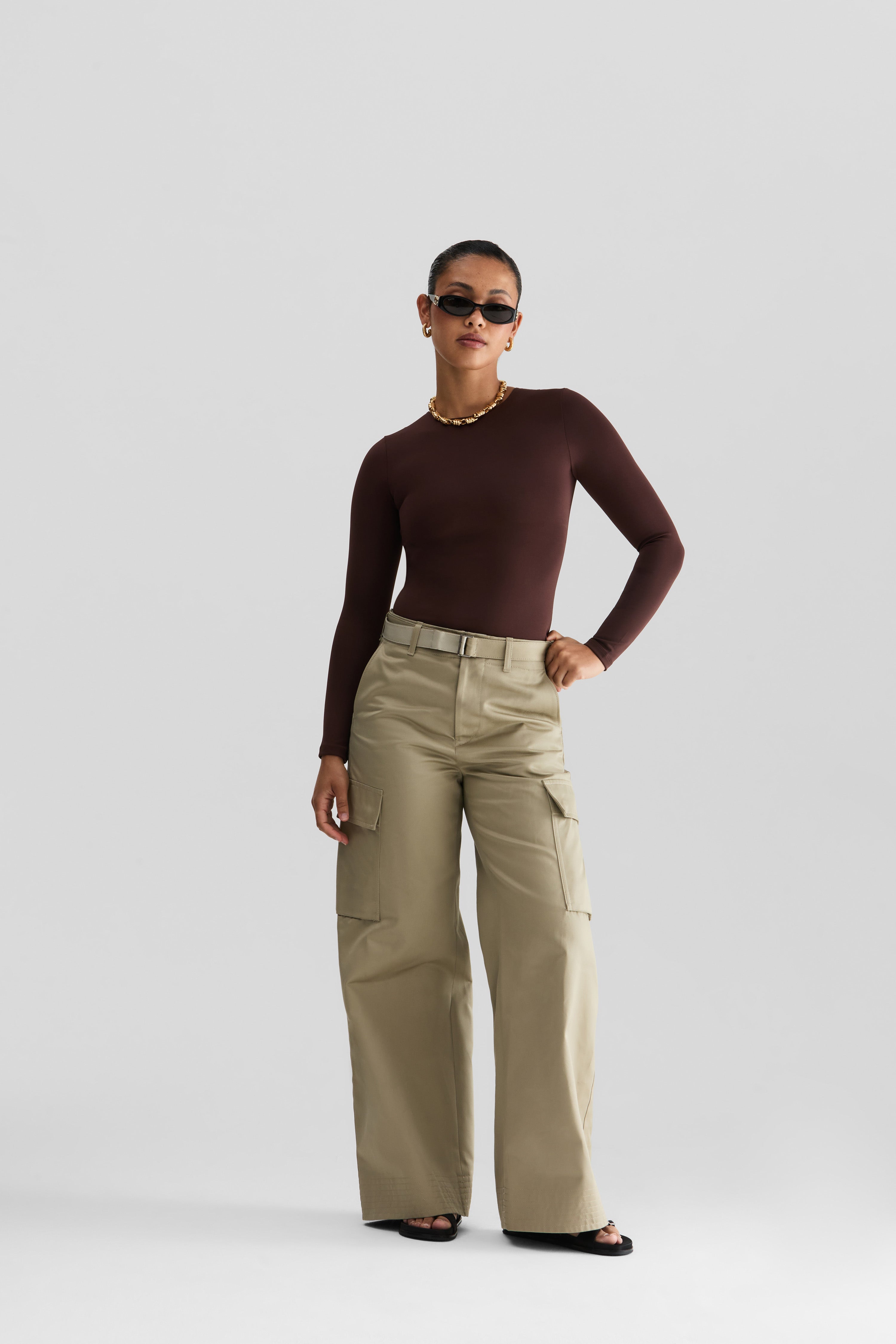 Long Sleeve Mid Crop
