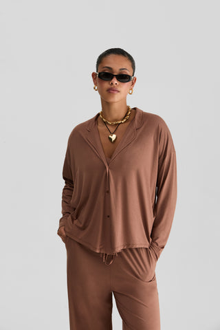 Relaxed Pyjama Top
