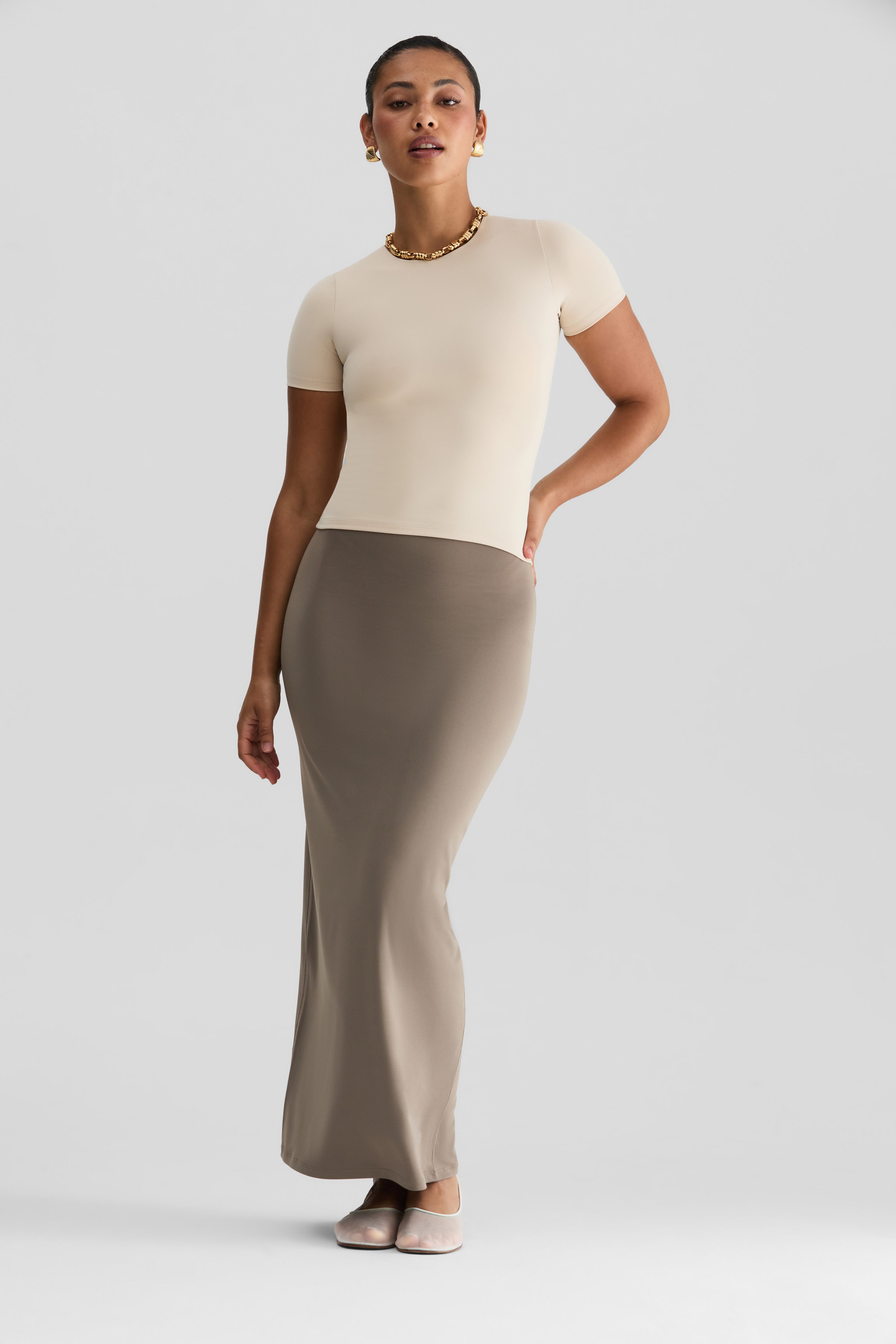 Straight Maxi Skirt