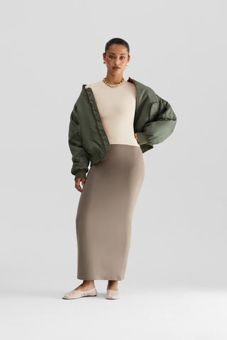 Straight Maxi Skirt