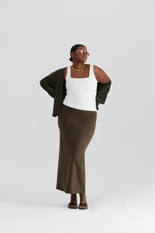 Straight Maxi Skirt
