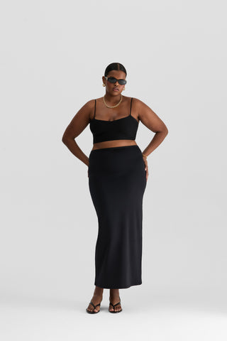 Straight Maxi Skirt