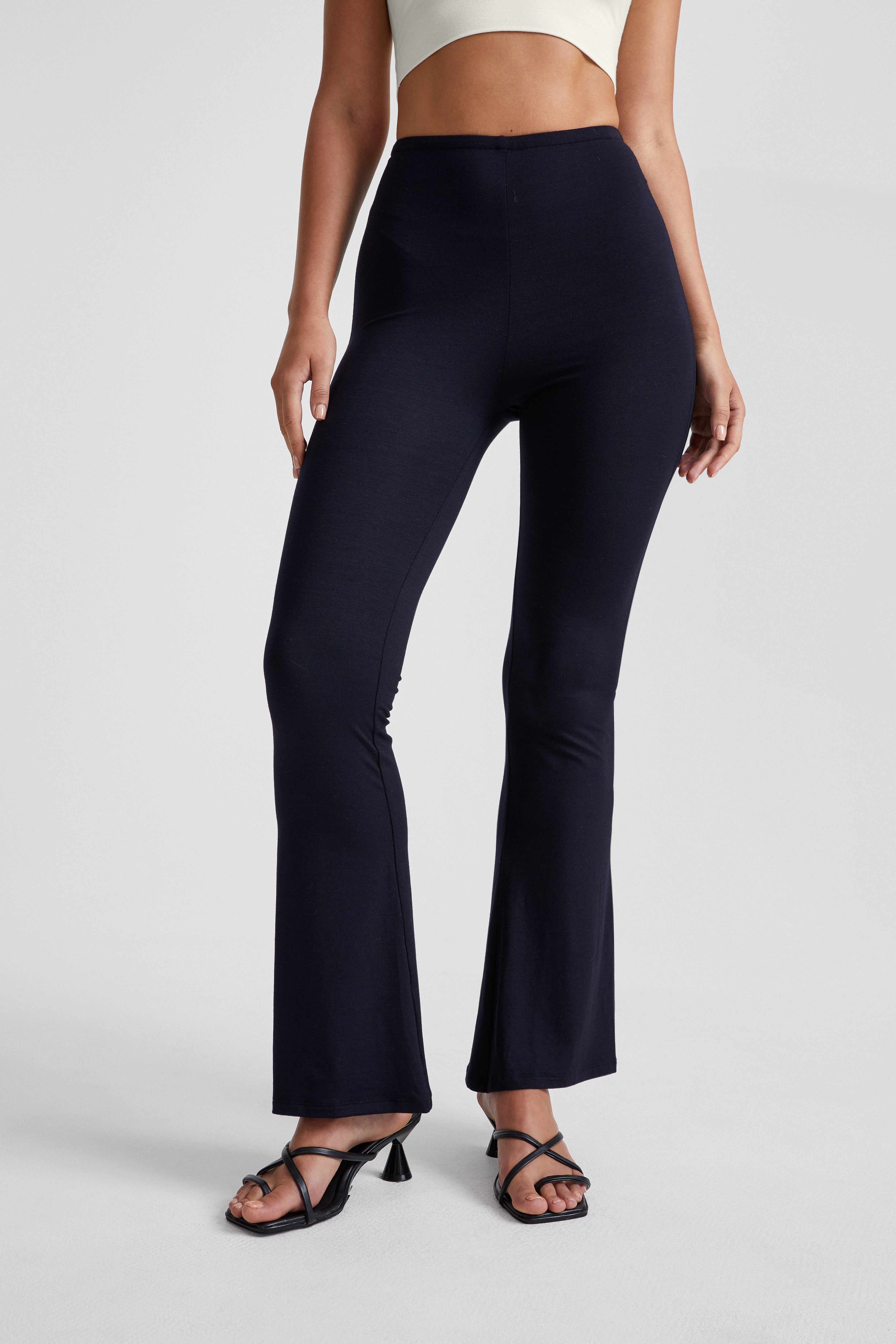 Flare Fitted Trousers