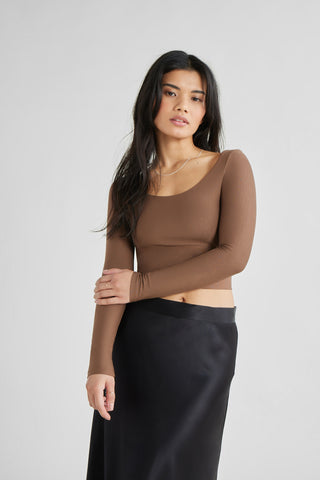 Long Sleeve Scoop