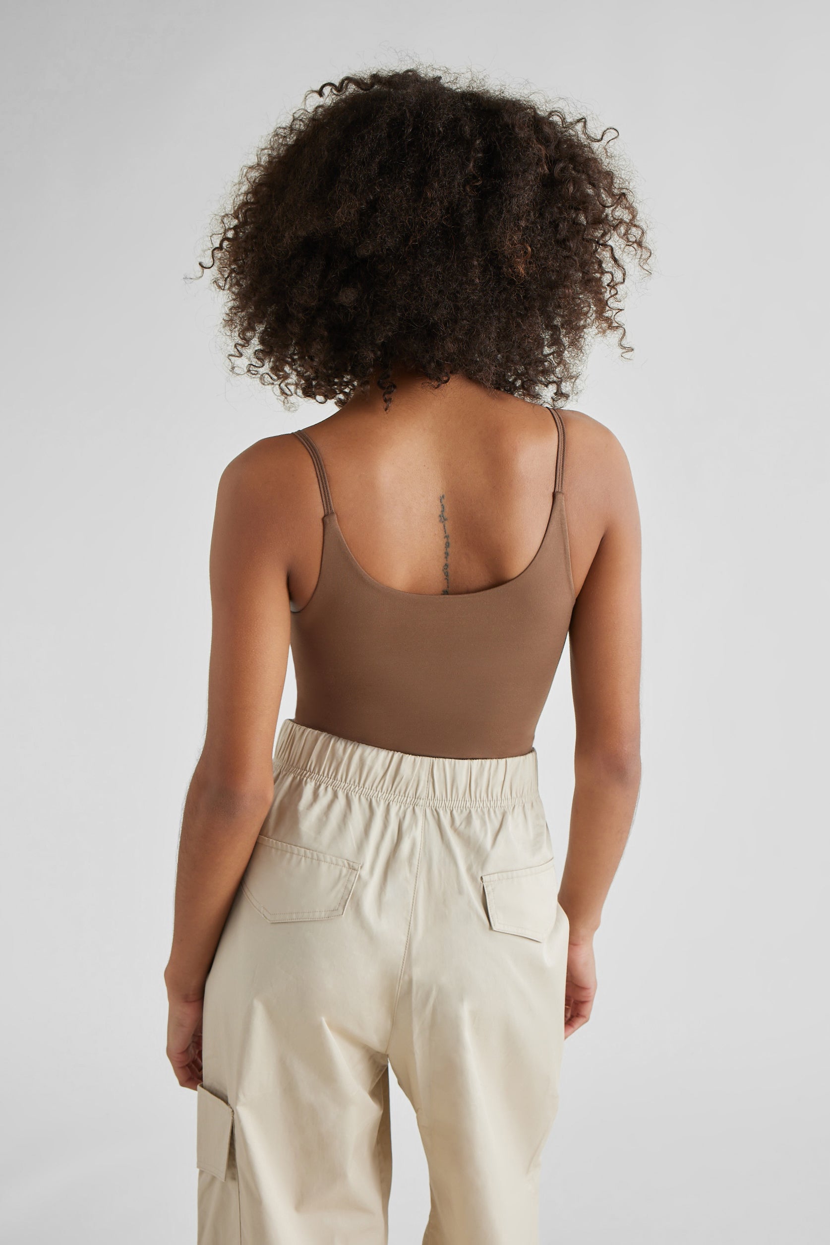 Strappy Scoop Long Tank