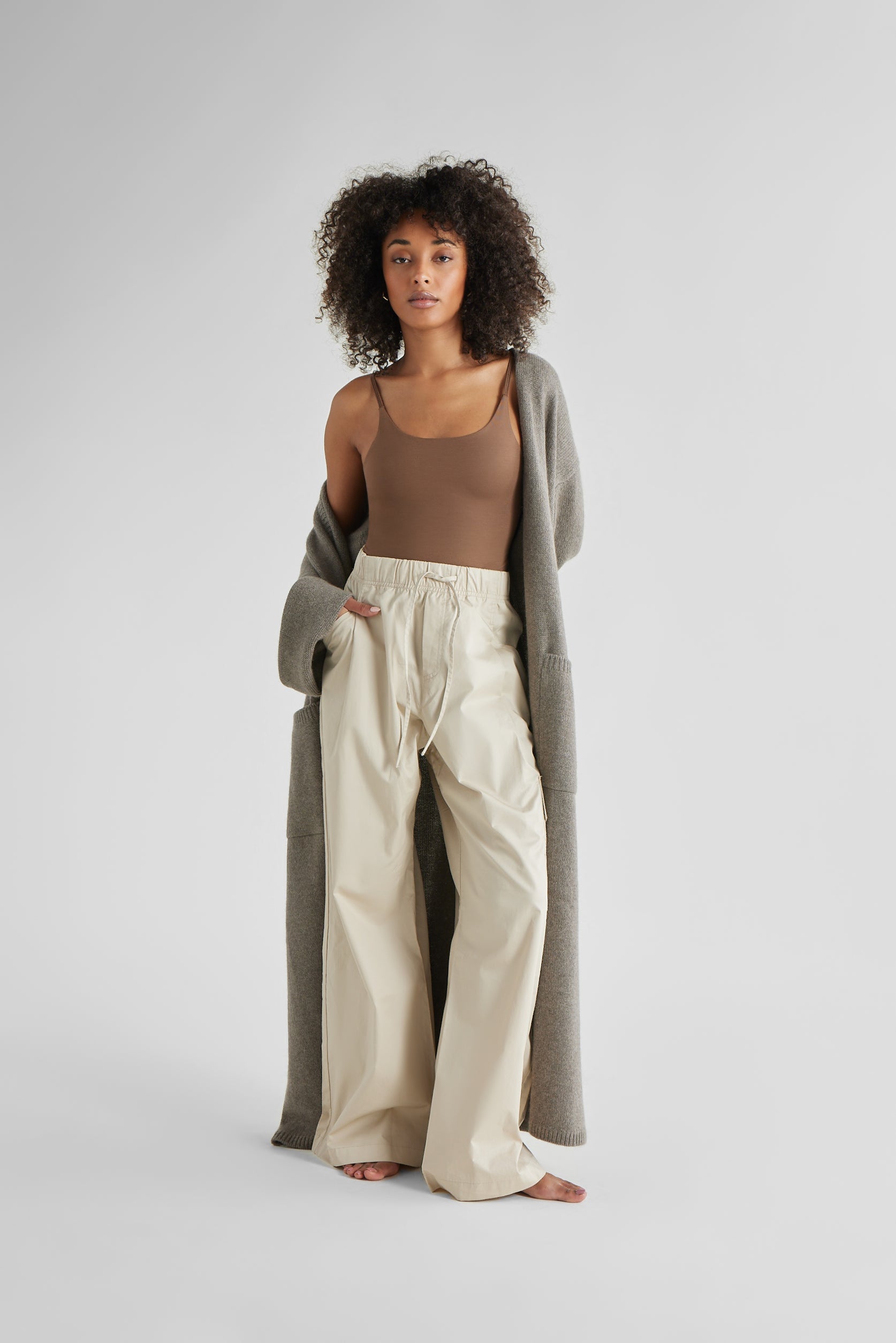 Strappy Scoop Long Tank